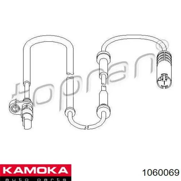 1060069 Kamoka sensor abs trasero