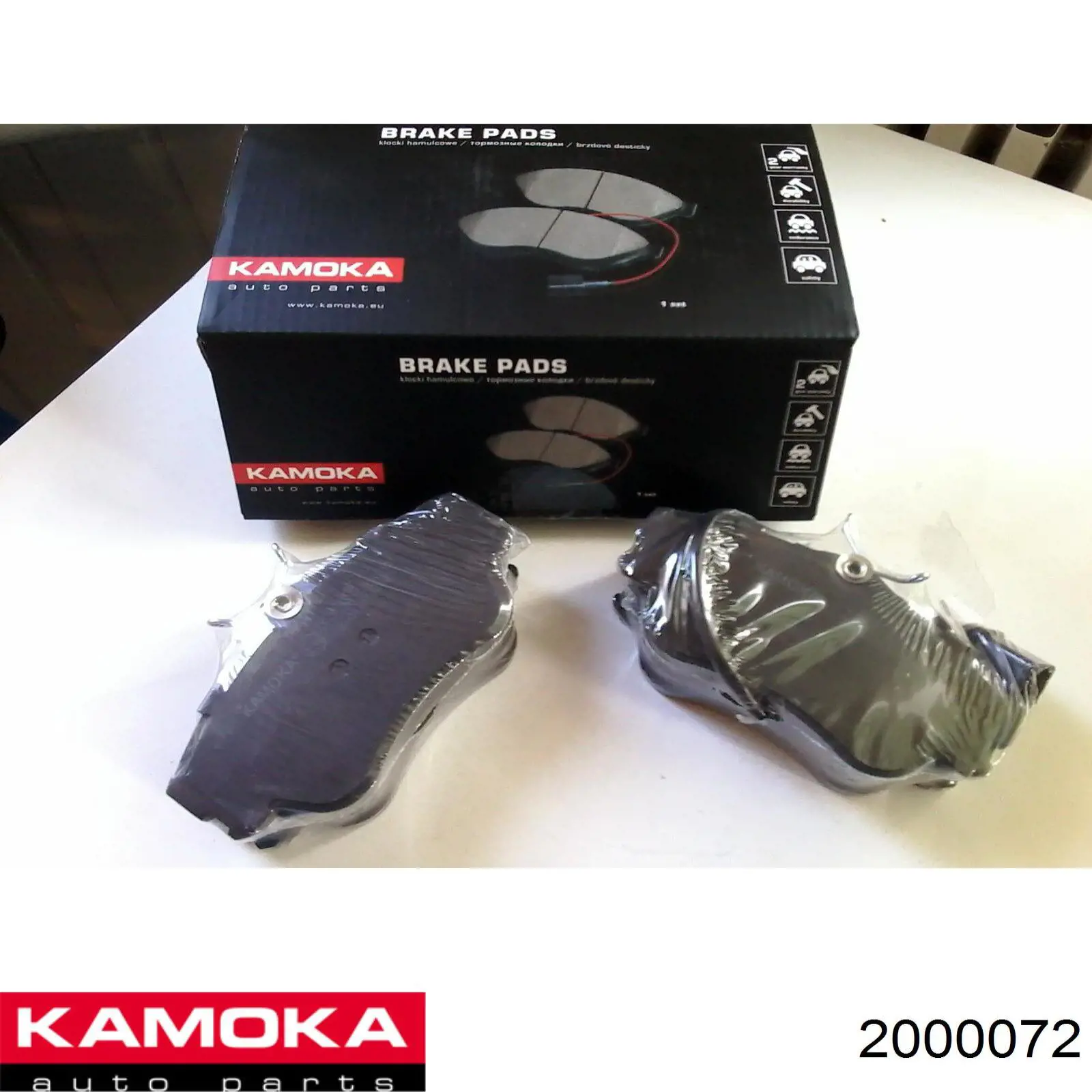 2000072 Kamoka amortiguador trasero