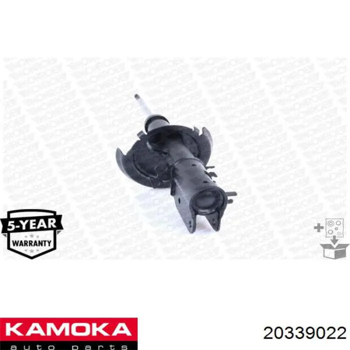 20339022 Kamoka amortiguador delantero izquierdo