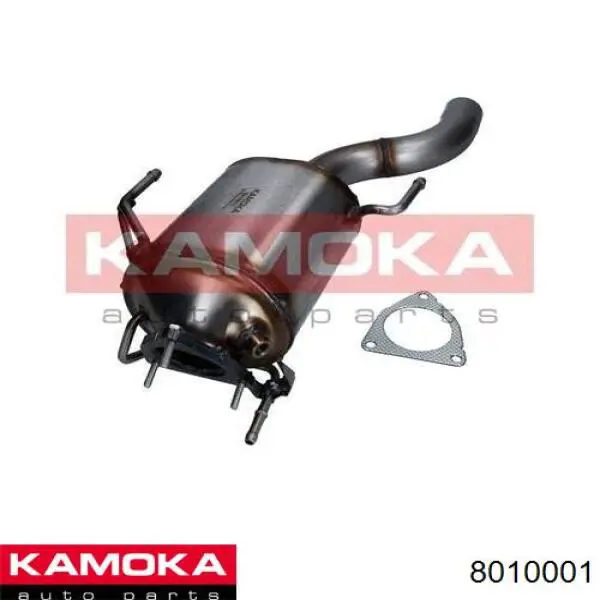 8010001 Kamoka filtro hollín/partículas, sistema escape