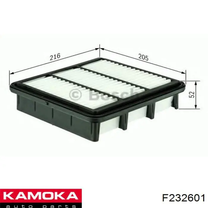 F232601 Kamoka filtro de aire