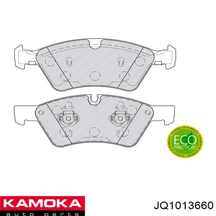 JQ1013660 Kamoka pastillas de freno delanteras