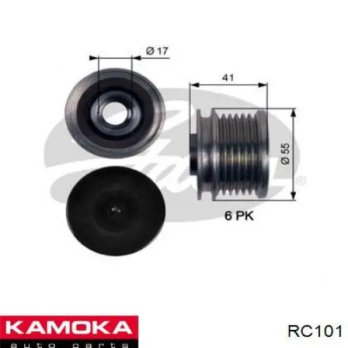 RC101 Kamoka poleas juego de piezas