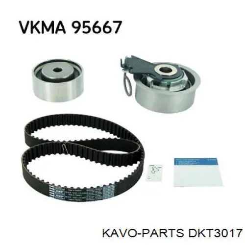 DKT-3017 Kavo Parts kit correa de distribución