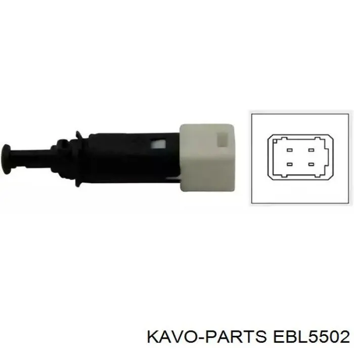 EBL5502 Kavo Parts interruptor luz de freno