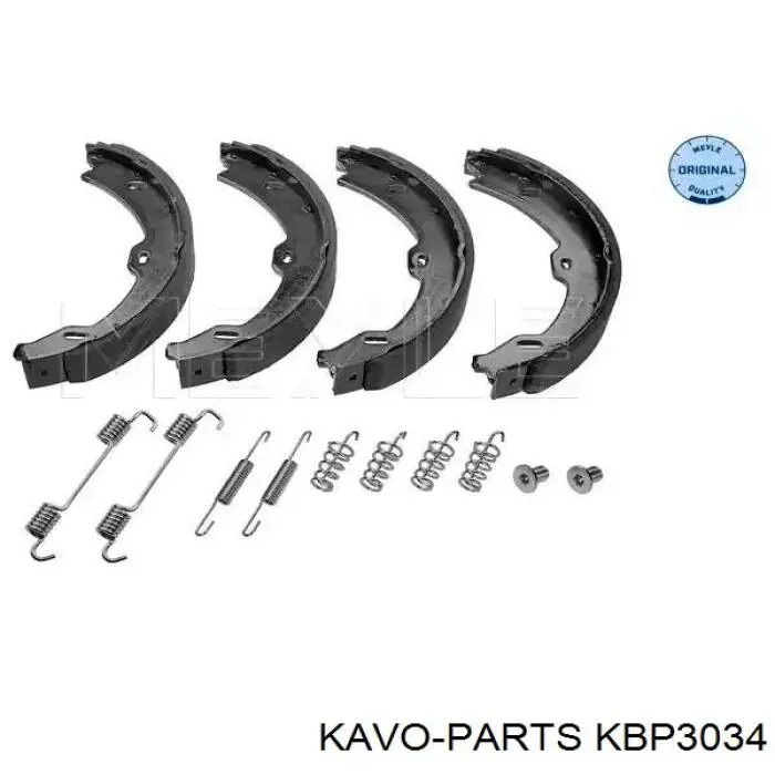 KBP-3034 Kavo Parts pastillas de freno traseras