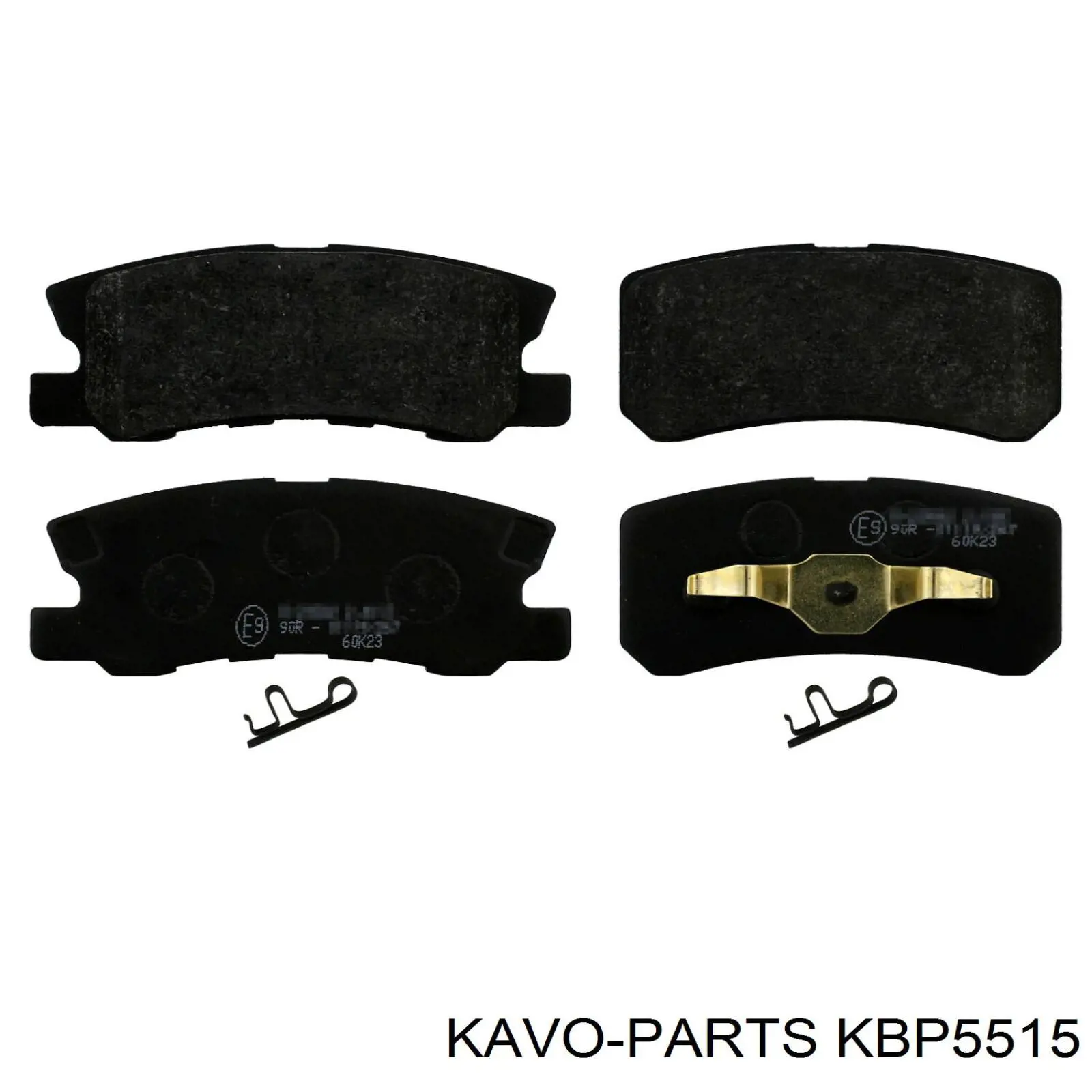 KBP-5515 Kavo Parts pastillas de freno traseras