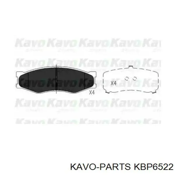 KBP-6522 Kavo Parts pastillas de freno delanteras