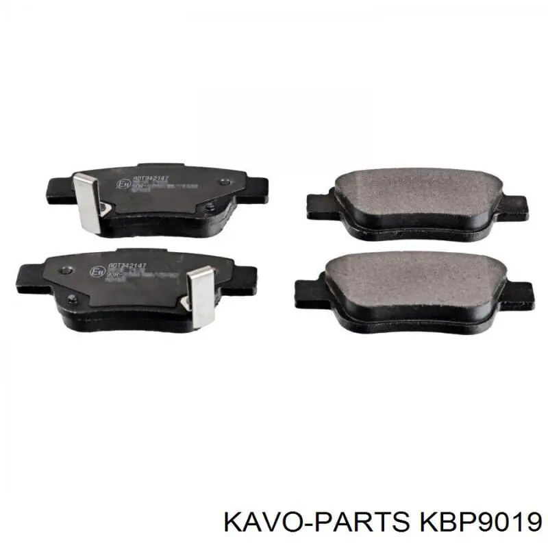 KBP-9019 Kavo Parts pastillas de freno traseras