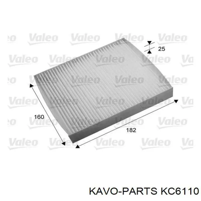 KC-6110 Kavo Parts filtro de habitáculo