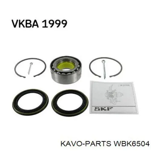 WBK-6504 Kavo Parts cojinete de rueda delantero