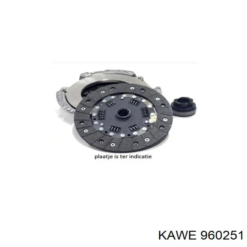  Kit de embrague (3 partes) para Renault Megane 1 