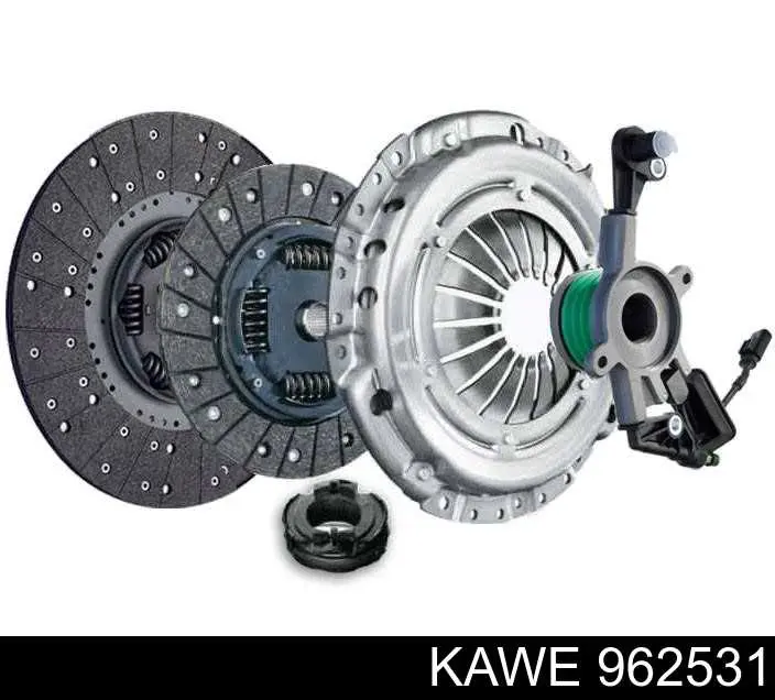 962531 Kawe kit de embrague (3 partes)