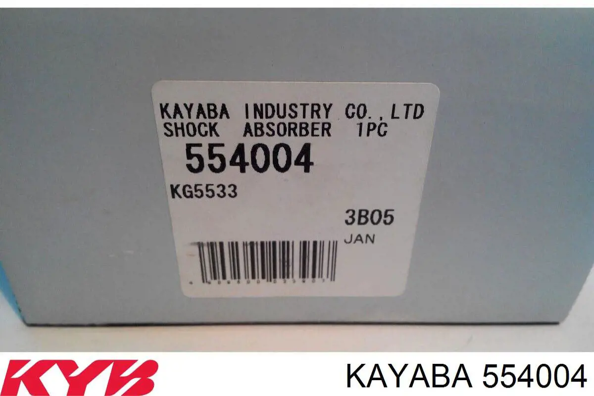 554004 Kayaba amortiguador trasero