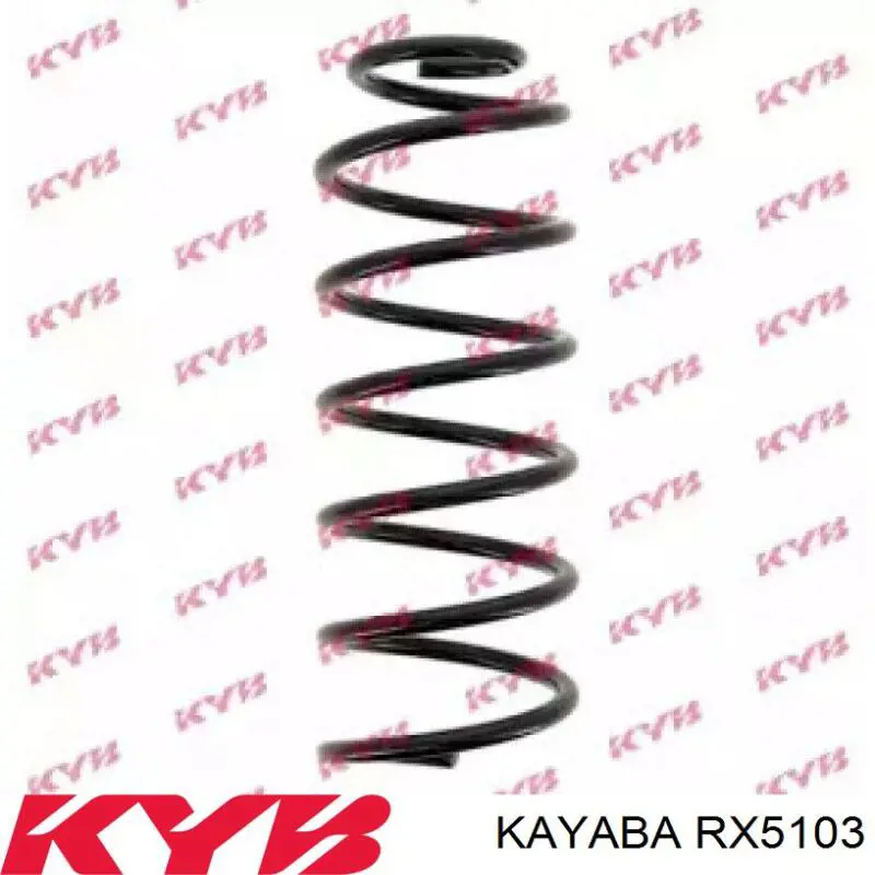 RX5103 Kayaba muelle de suspensión eje trasero