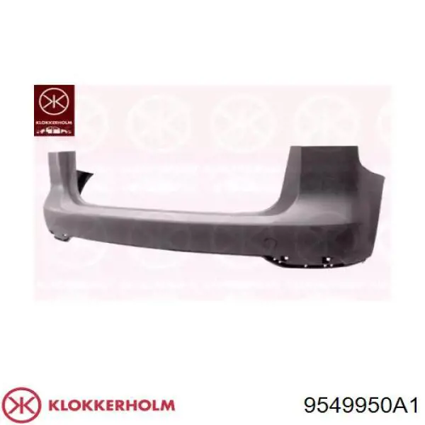  Parachoques trasero para Volkswagen Touran 2 