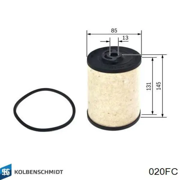 020FC Kolbenschmidt filtro combustible