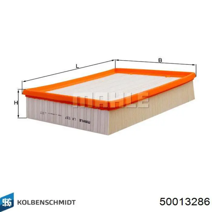 50013286 Kolbenschmidt filtro de aire