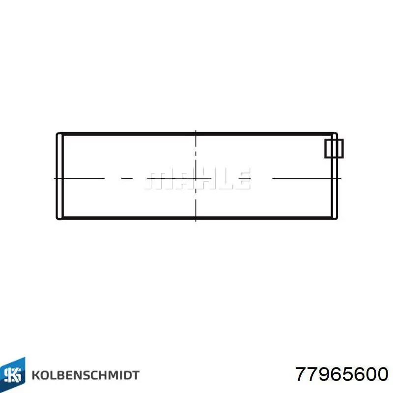 77965600 Kolbenschmidt juego de cojinetes de biela, estándar (std)