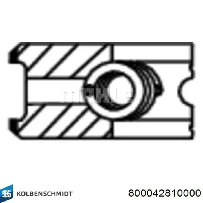  Juego de aros de pistón para 1 cilindro, STD para Mitsubishi L 400 PAOV