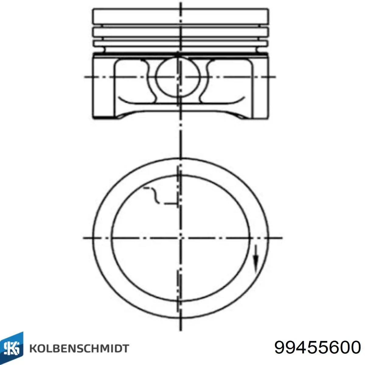  Pistón completo para 1 cilindro, STD para Smart CITY-COUPE 450