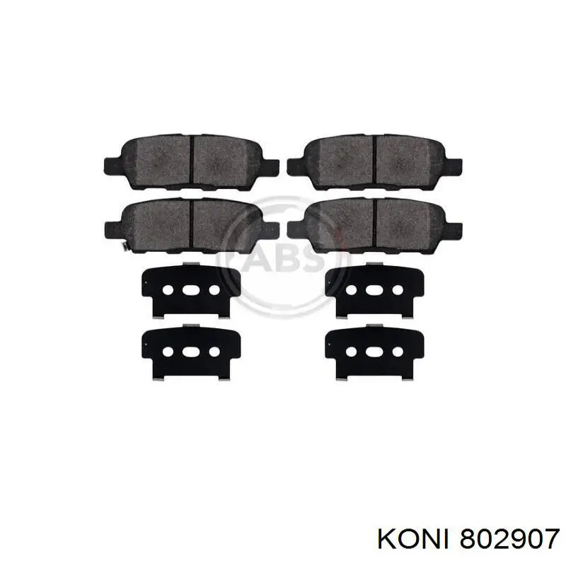 802907 Koni amortiguador trasero