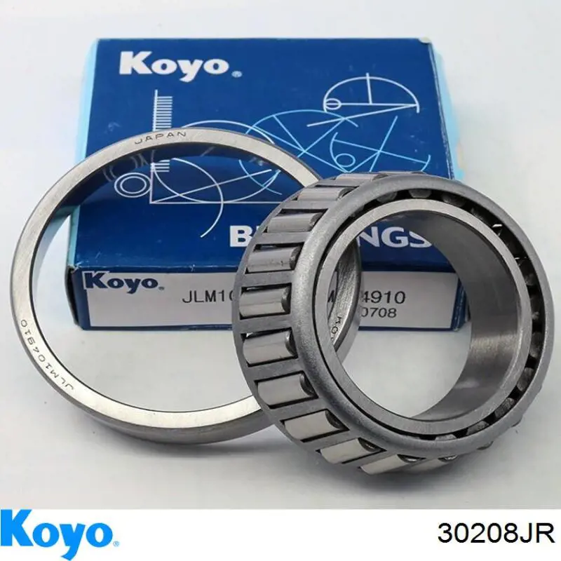 30208JR Koyo cojinete de diferencial, eje trasero