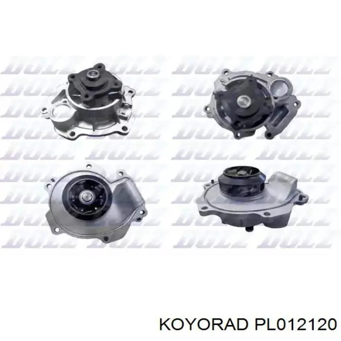 PL012120 Koyorad radiador refrigeración del motor