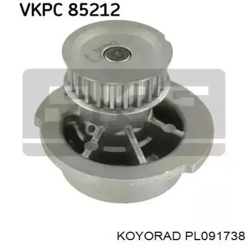 PL091738 Koyorad radiador refrigeración del motor