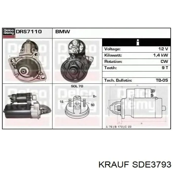 0009948090 Fiat/Alfa/Lancia bendix, motor de arranque