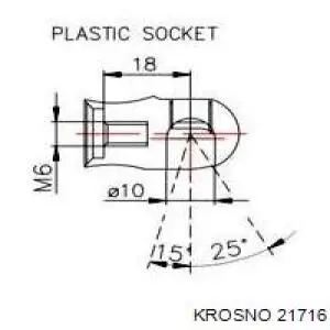 21716 Krosno amortiguador de maletero