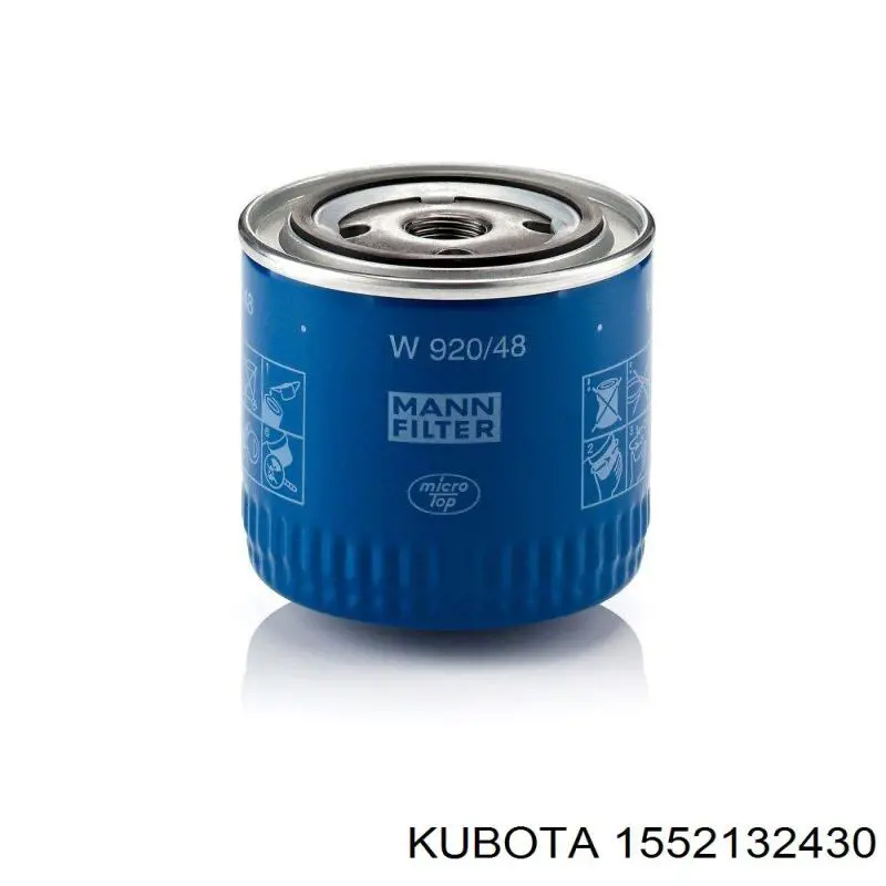 1552132430 Kubota filtro de aceite