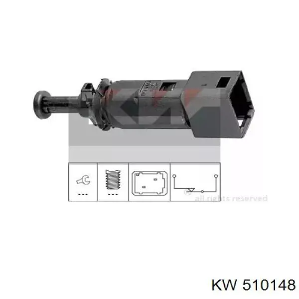 510 148 KW interruptor luz de freno