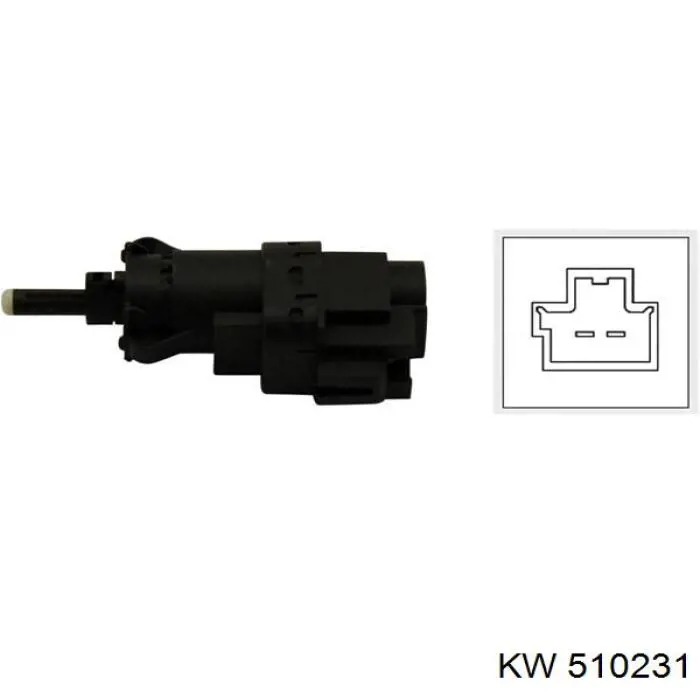 510 231 KW interruptor luz de freno