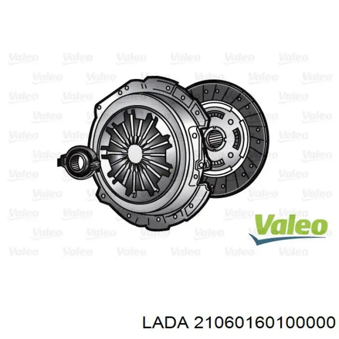 21060160100000 Lada kit de embrague (3 partes)