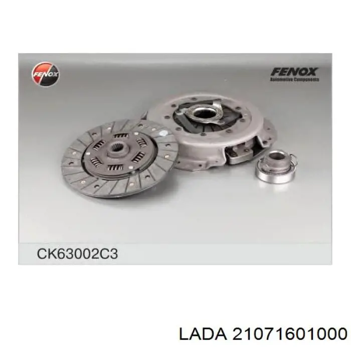 21071601000 Lada kit de embrague (3 partes)