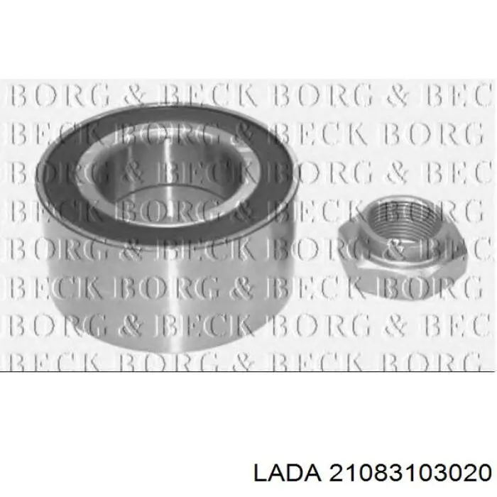 2108-3103020 Lada cojinete de rueda delantero