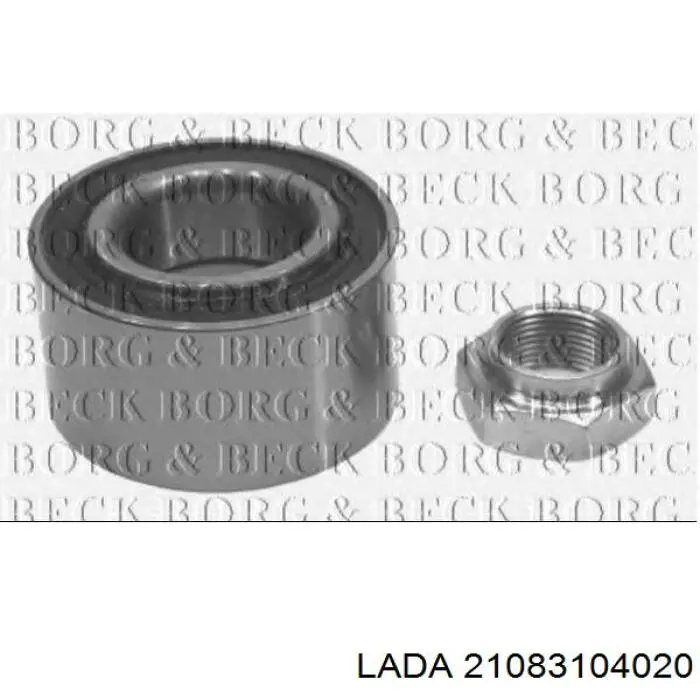 2108-3104020 Lada cojinete de rueda trasero