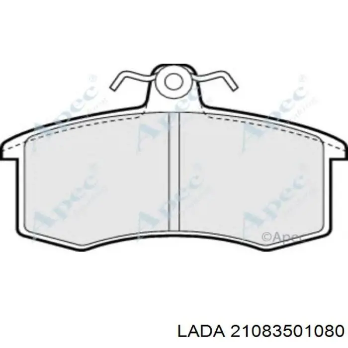 2108-3501080 Lada pastillas de freno delanteras