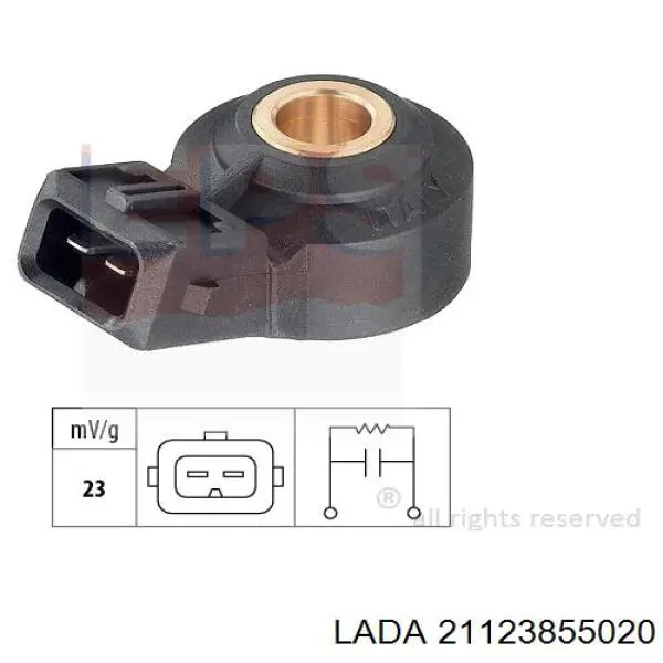 2112-3855020 Lada sensor de detonaciones