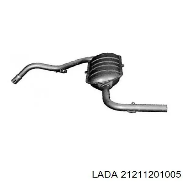 21211201005 Lada silenciador posterior