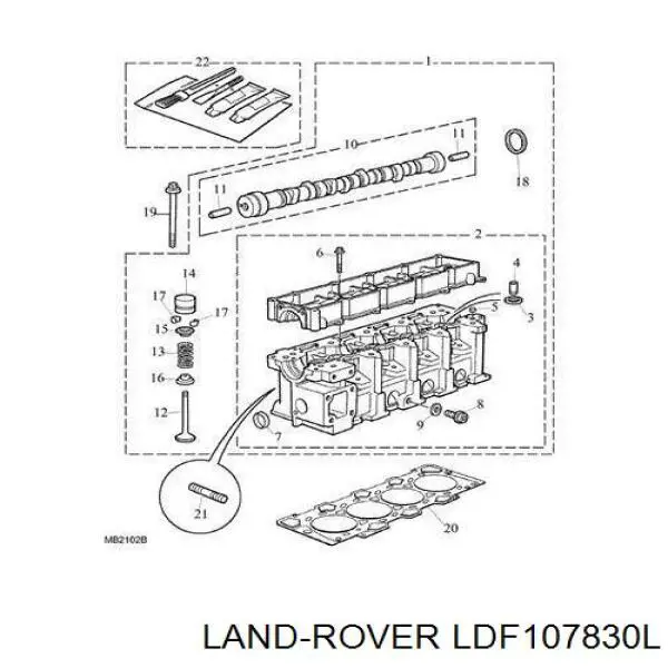  Culata para Land Rover Freelander 1 