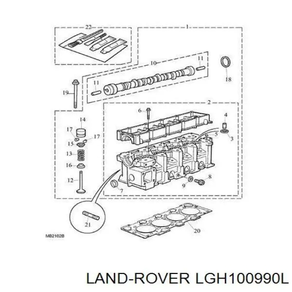  Válvula de admisión para Rover 200 RF