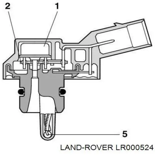 LR015294 Land Rover sensor de presion de carga (inyeccion de aire turbina)