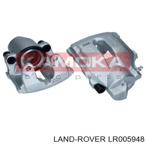 LR005948 Land Rover pinza de freno delantera izquierda