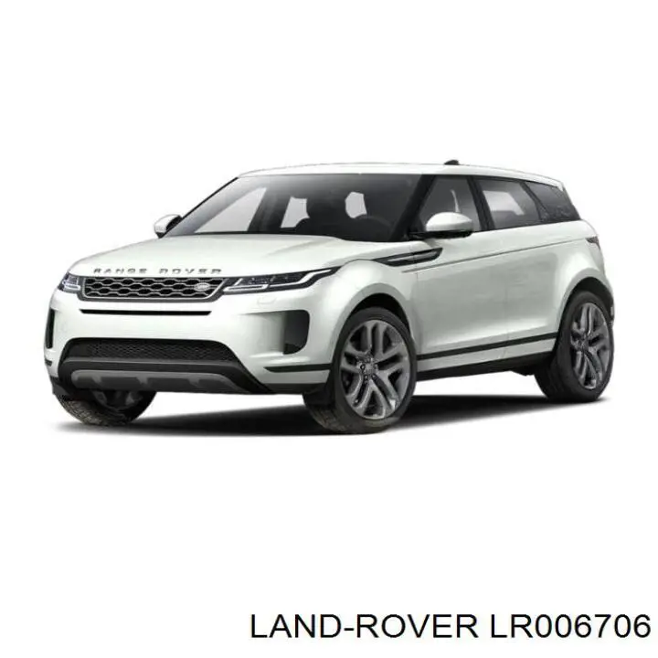 LR006706 Land Rover árbol de transmisión delantero derecho