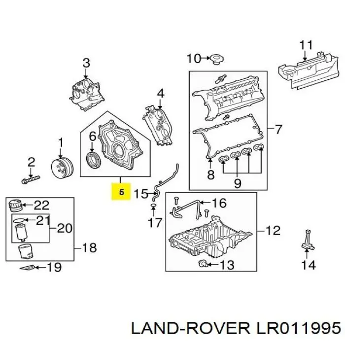 LR011995 Land Rover 