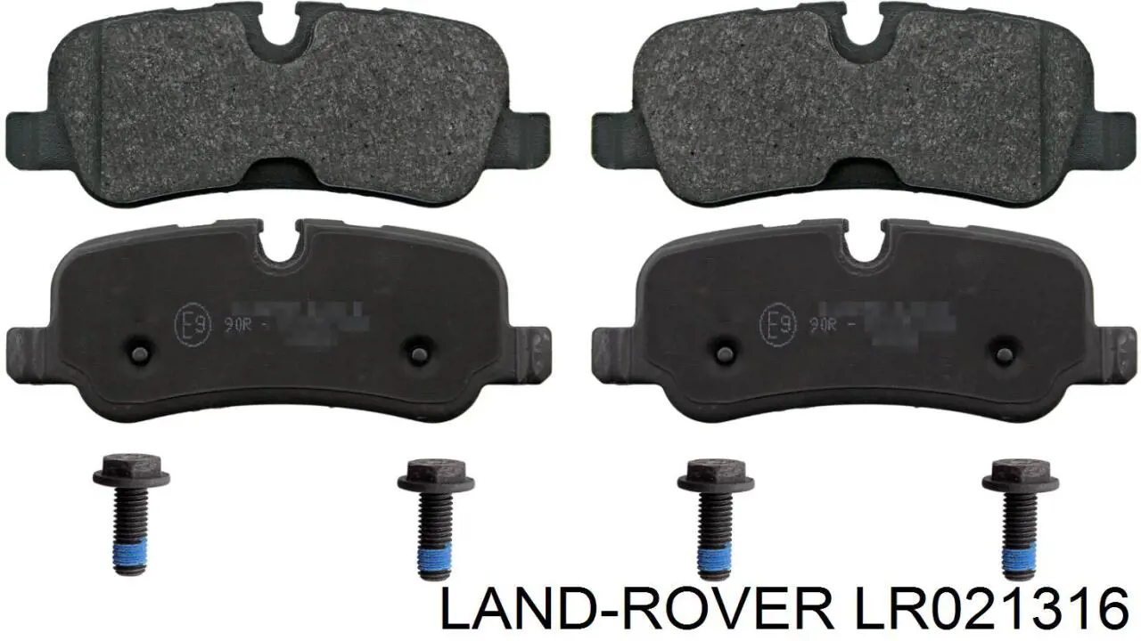 LR021316 Land Rover pastillas de freno traseras