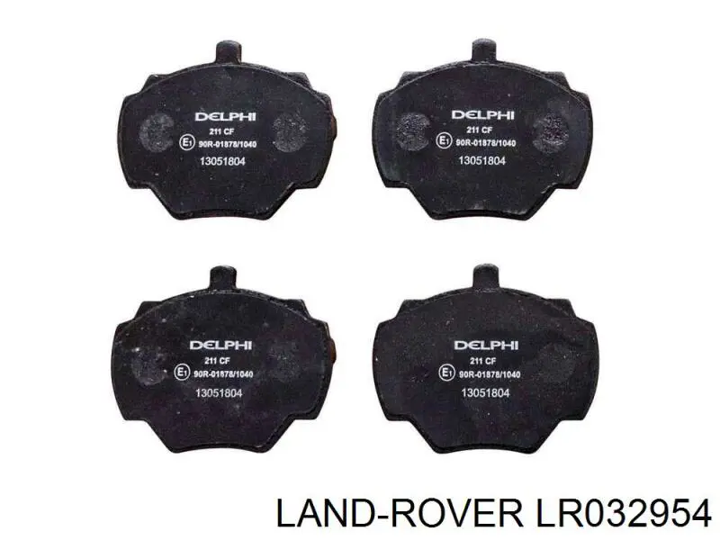 LR032954 Land Rover pastillas de freno traseras