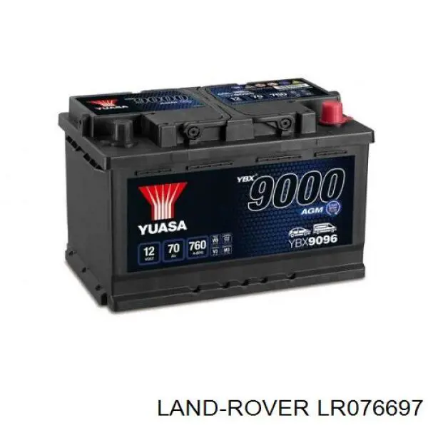 LR076697 Land Rover batería de arranque